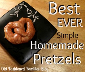 simple homemade pretzels