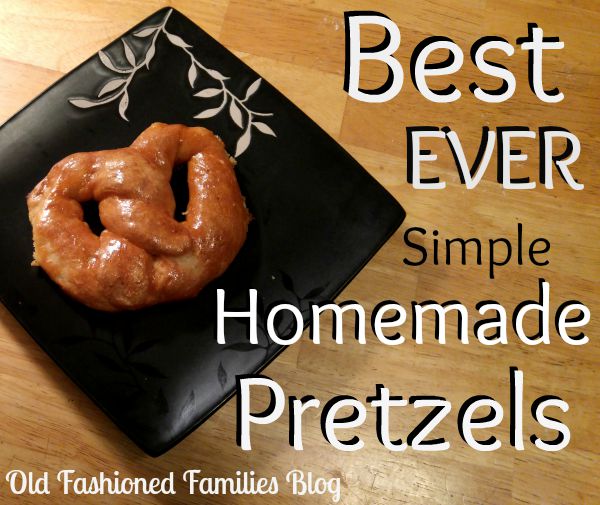 simple homemade pretzels