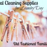 Natural Cleaning Supplies for Laundry Day